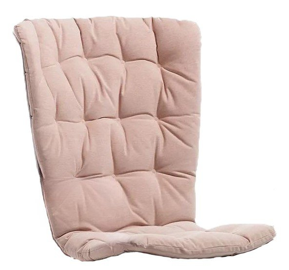 Лаунж-кресло пластиковое с подушкой Folio антрацит, розовый