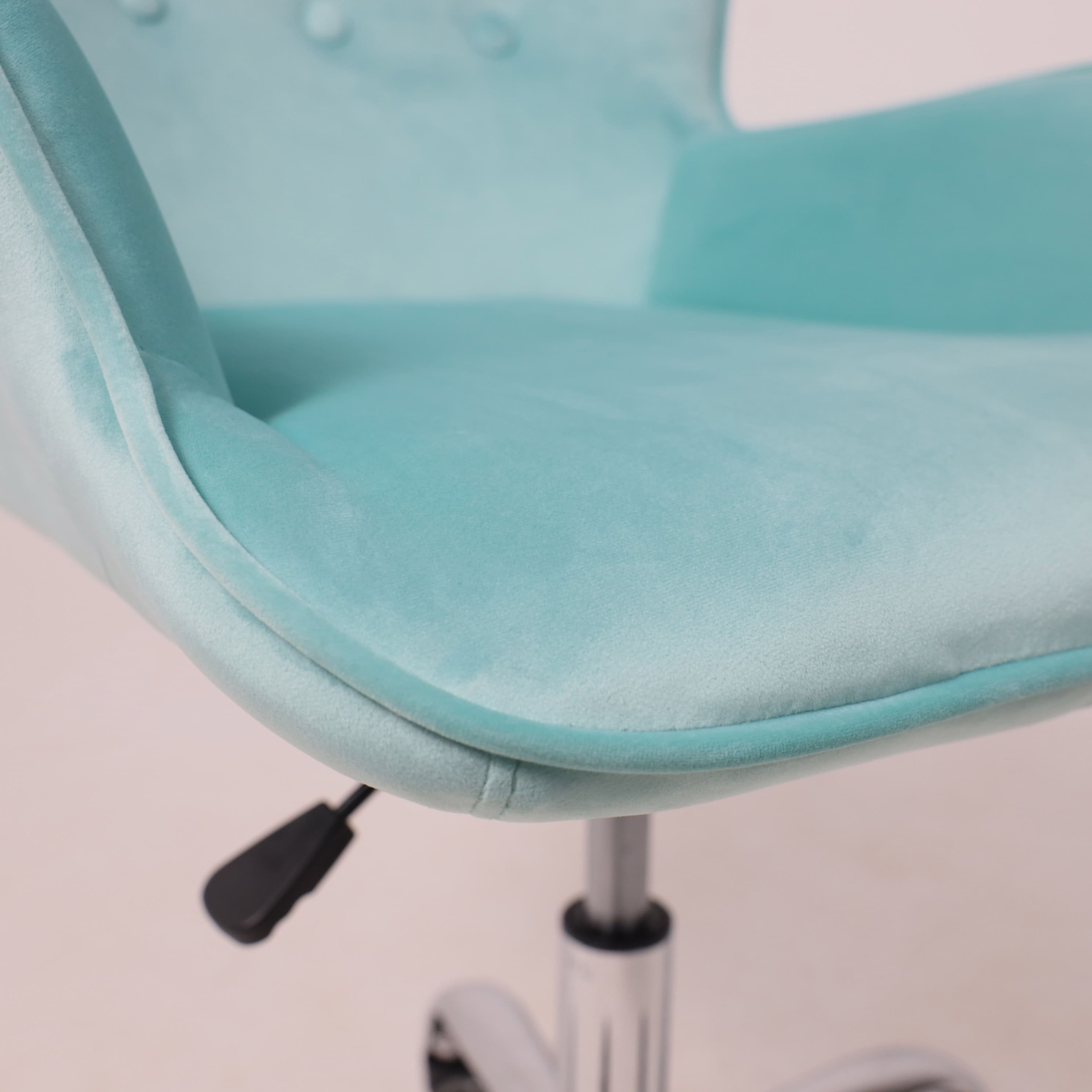 Кресло поворотное Bella, мятный, велюр