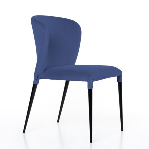 Стул Альберт, бархат синий 29