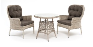 "Алиса" кофейный комплект из искусственного ротанга