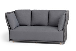 "Лугано" диван 3-местный плетеный из роупа