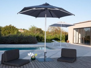 Зонт профессиональный Ø2.5 м Lido Titanium титан, антрацит