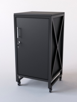 Прилавок "ЛОФТ СТИЛЬ" №121 (закрытый), Черный