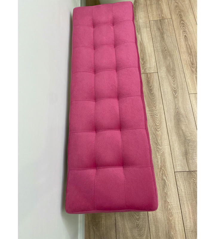 Банкетка Сканди-120-1 (черный/бежевый)