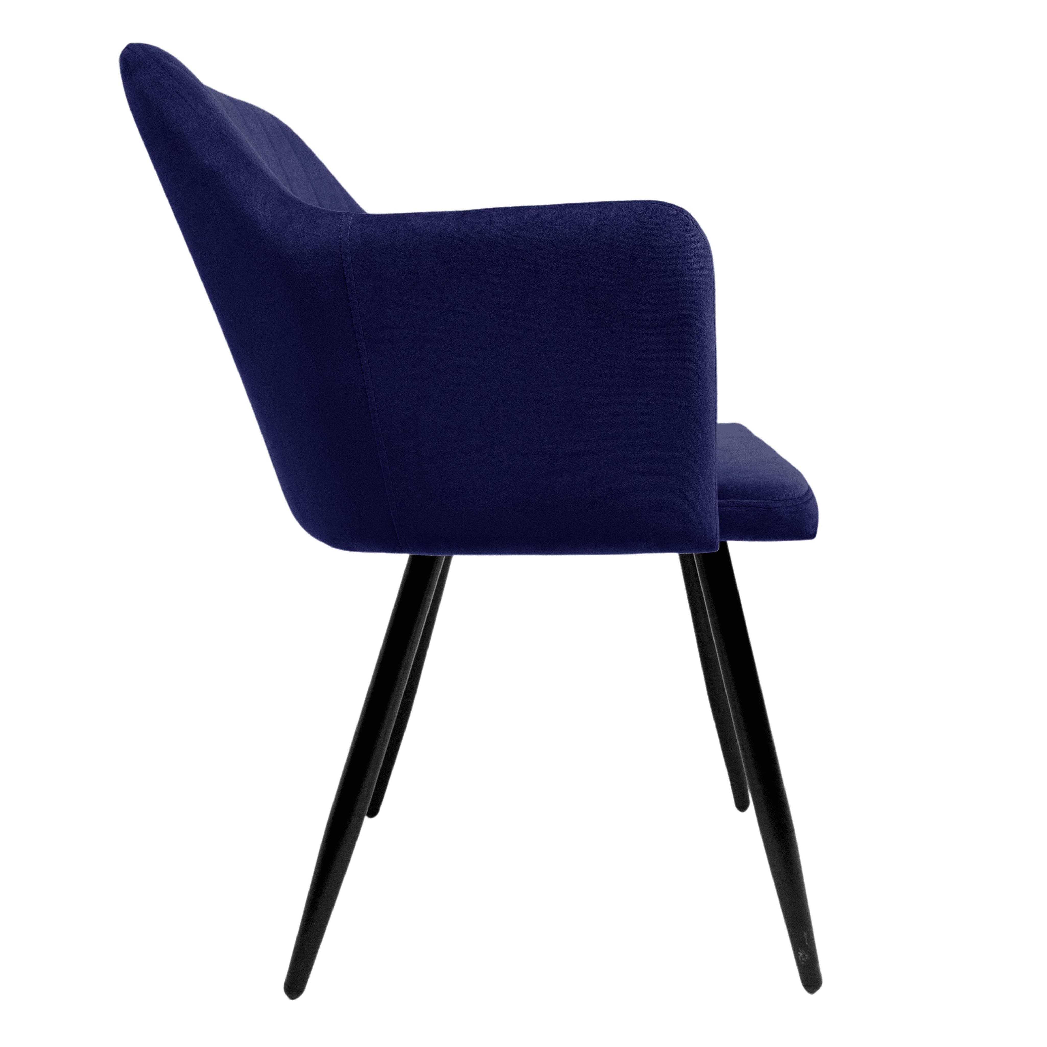 Кресло Brit, синий, велюр