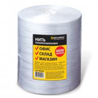 Нить полипропиленовая, длина 6000 м, ширина 6 мм, линейная плотность 1000 текс, BRAUBERG, 600356