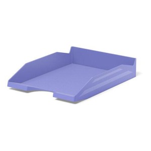 Лоток горизонтальный для бумаг ERICH KRAUSE "Office-Pastel" (346х254х61 мм), фиолетовый, 55543