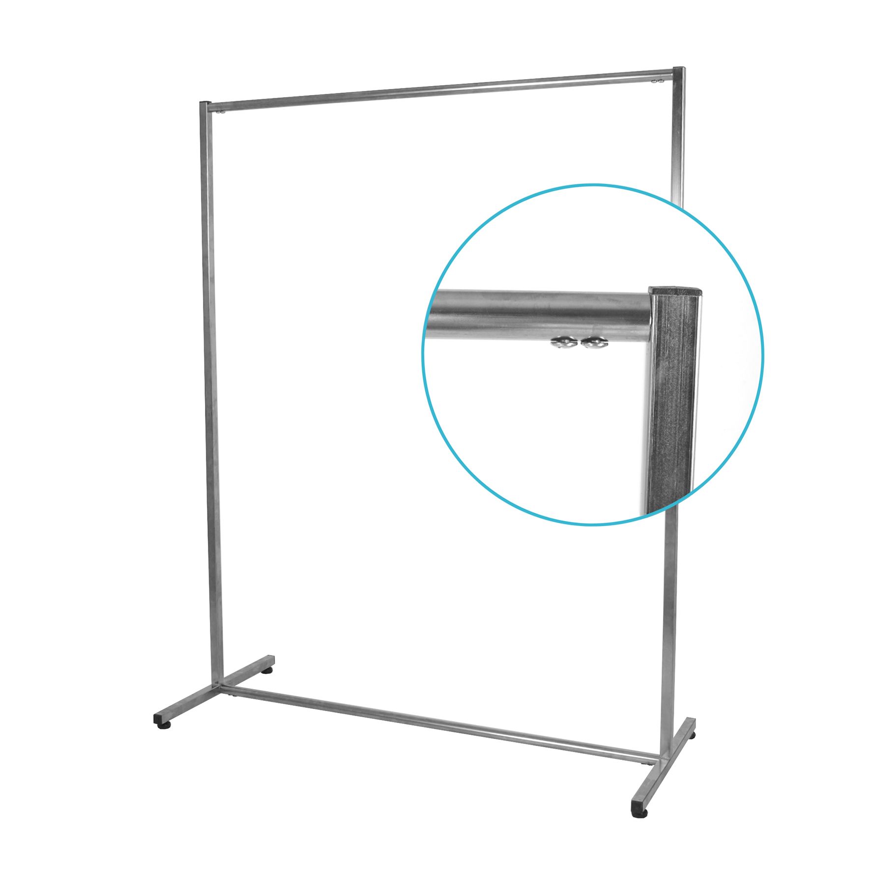 AST-ES* Вешало для одежды напольное одинарное, 1200Lх1200Hx525Dмм