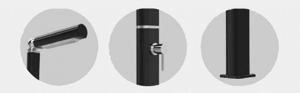 Душ уличный Quick Q105 алюминиевый