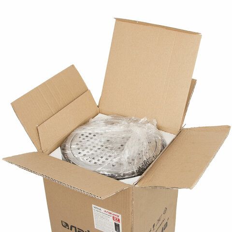 Урна с пепельницей 27 литров, 600х250 мм, нержавеющая сталь, черная, ЛАЙМА "Профессионал", 606300