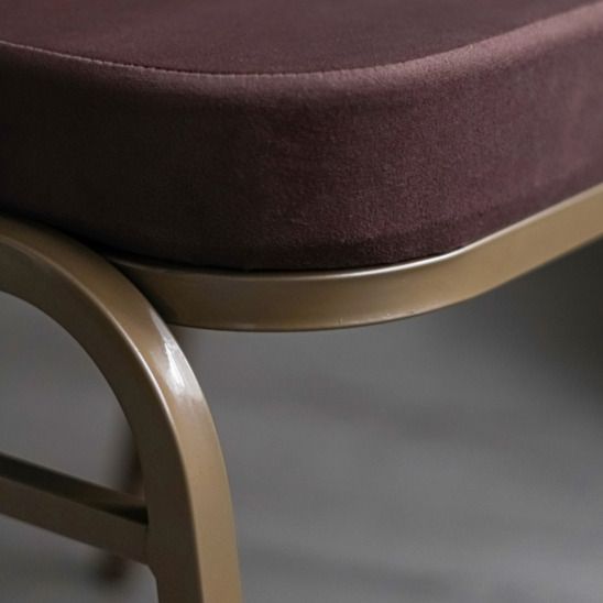 Стул Хит 20мм, шампань, велюр голубой