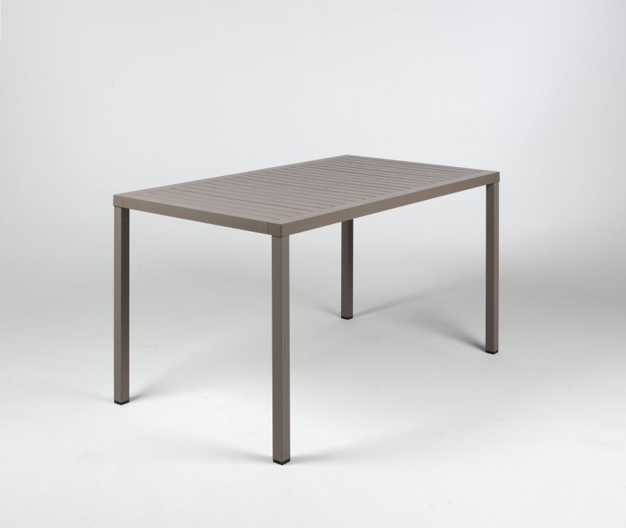 Стол пластиковый обеденный Cube 140x80 тортора