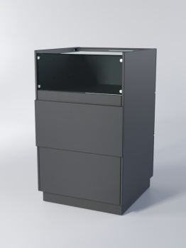 Прилавок "РОНА" №5-600мм, Черный