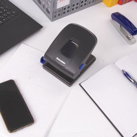 Дырокол металлический BRAUBERG "Extra", до 40 листов, черный, 229093 цена 1 049 ₽ Дырокол металлический BRAUBERG "Extra", до 40 листов, черный, 229093