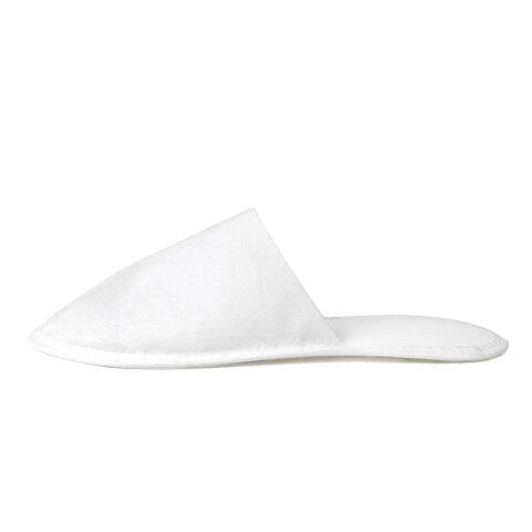 Тапочки одноразовые EVA Classic, закрытые, КОМПЛЕКТ 25 пар, спанбонд + ЭВА, размер 37-42, белые, SMZ, Э/З/Б-№1/25/150