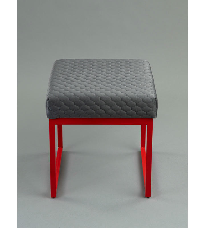 Банкетка Марсей 40-44 (темно-серый/красный)