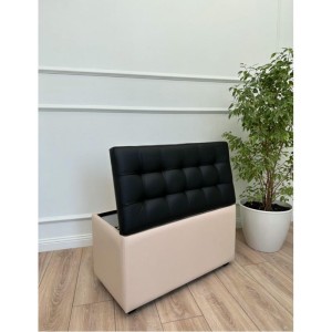 Пф-800-Я Кожа (черно бежевый)