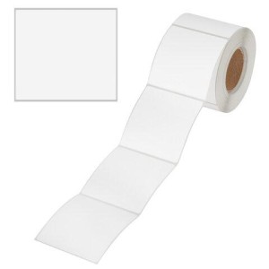 Термоэтикетки ТОП, 58х60 мм, 500 этикеток в ролике, прозрачная подложка из пленки, 114499