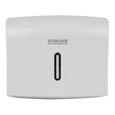 Диспенсер для полотенец LAIMA PROFESSIONAL BASIC (Система H2), Z-сложения, белый, ABS, 605049