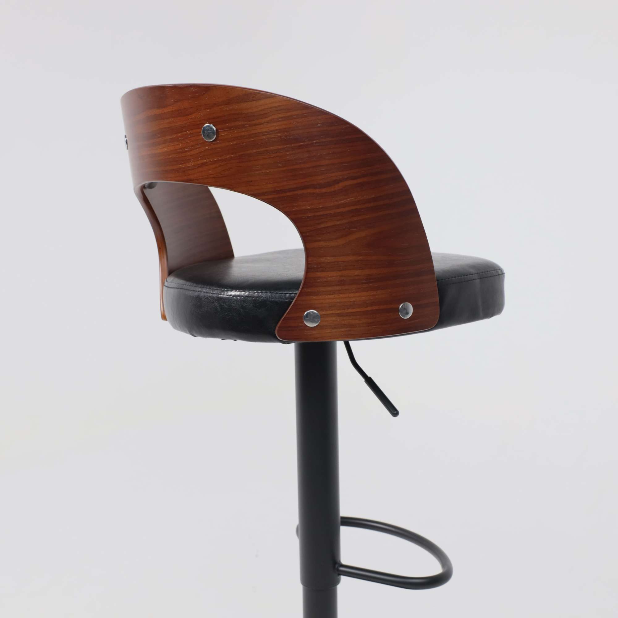 Стул барный BRUNO, черный/черный