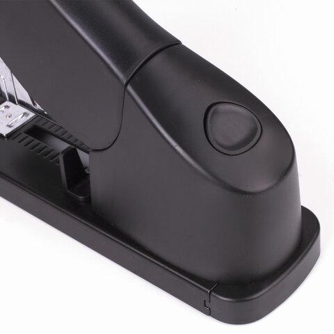 Степлер МОЩНЫЙ №24/6-23/24 BRAUBERG "Heavy duty MX", до 200 листов, черный, 222564