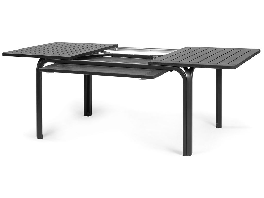 Стол пластиковый раздвижной Alloro 140 Extensible антрацит