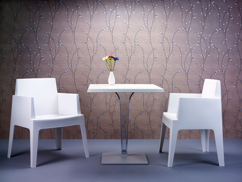 Подстолье прозрачное Ice серый