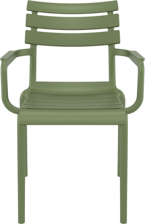 Кресло пластиковое Paris оливковый