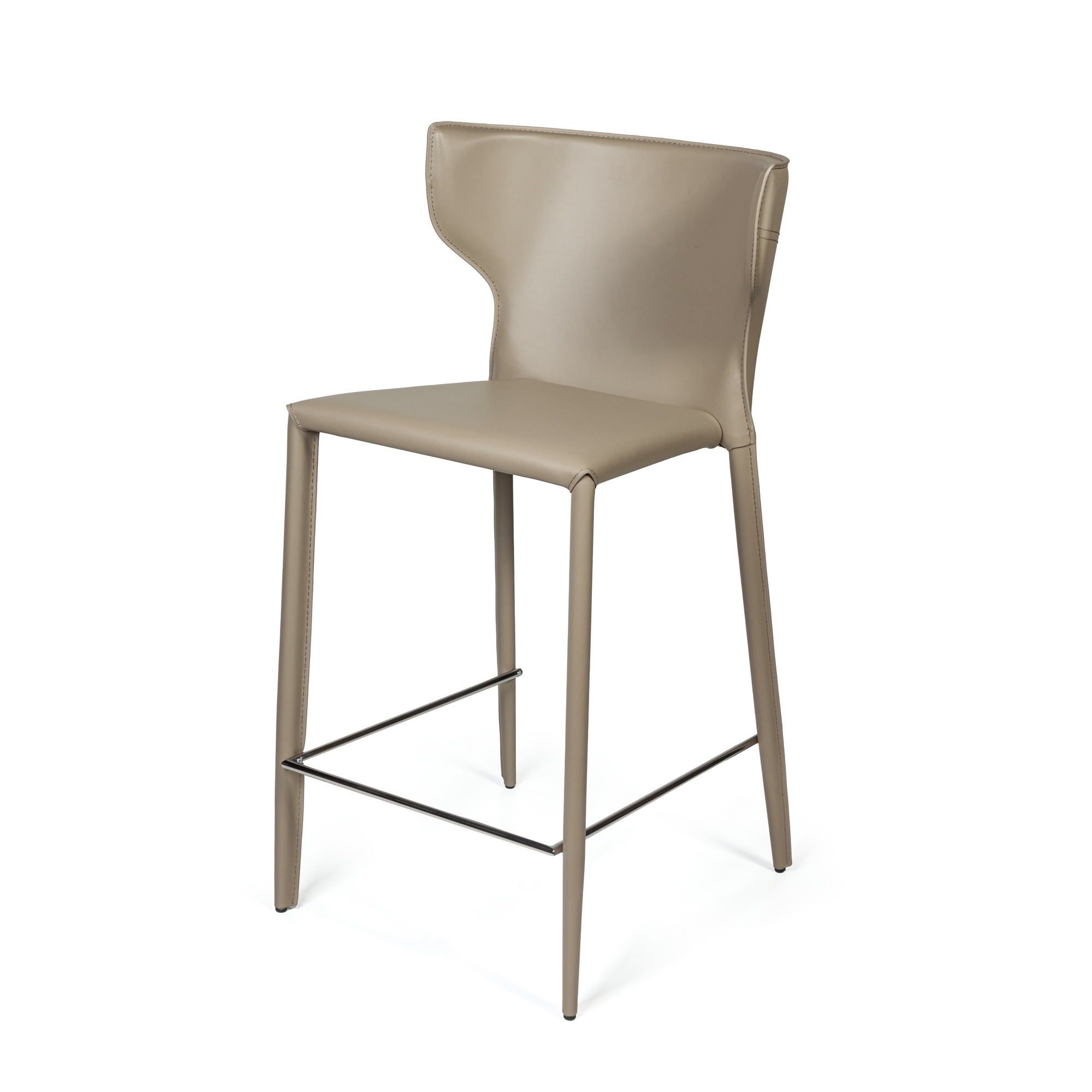 Стул полубарный Аустин, кожа нуга