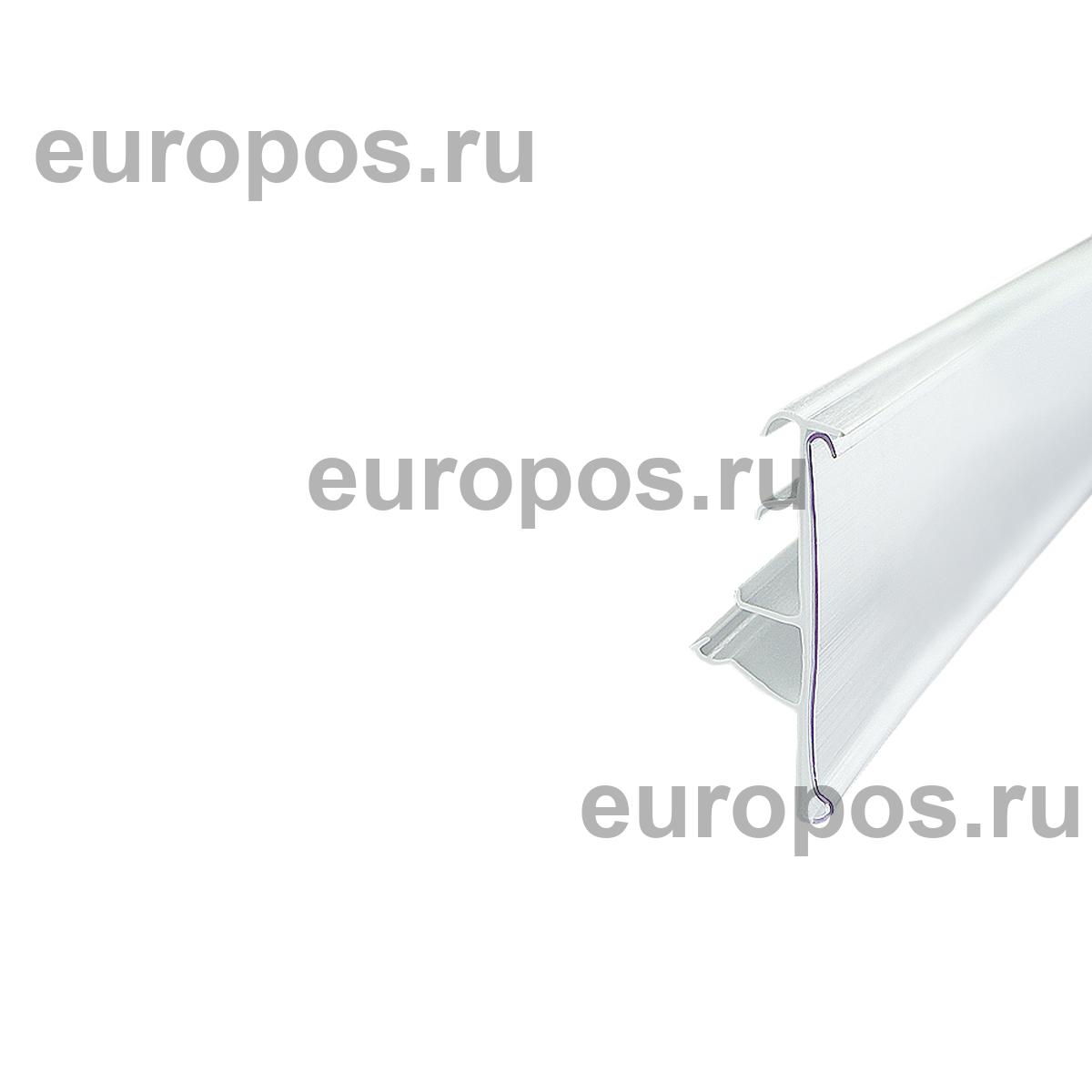 Ценникодержатель LF39 для полок Linde белый, 1250 мм