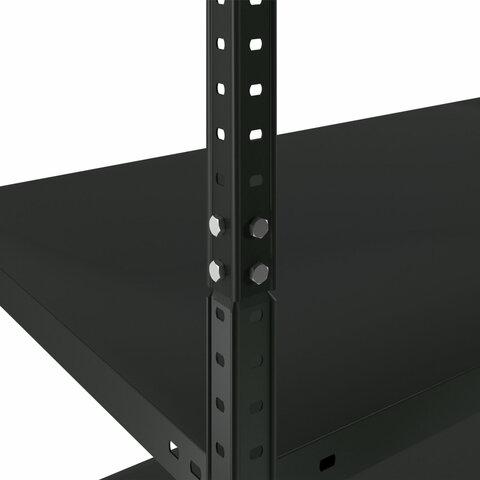 Стеллаж металлический BRABIX "ГРАФИТ MS KD-185/30/70-5", лофт, 1850х700х300 мм, 5 полок, 291267, S240BR123593