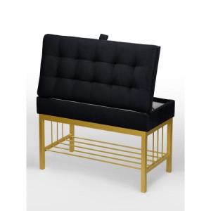 Банкетка Н-76 (золото/черный)