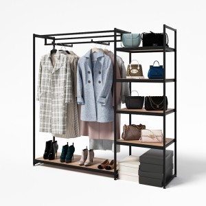Стеллаж для одежды и аксессуаров КД-1705 в стиле Loft