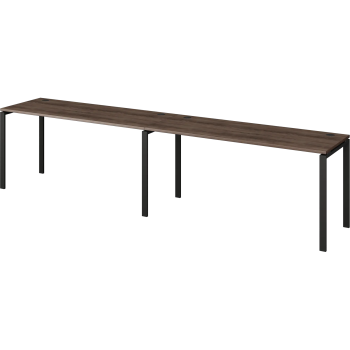 Бенч линейный на 2 рабочих места Арго-М АМБЛ-004.60 Лагос/Антрацит