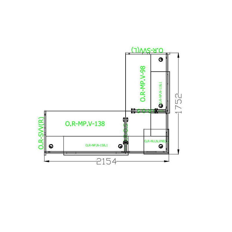 Стойка ресепшен комплект №28 O.R-K-28