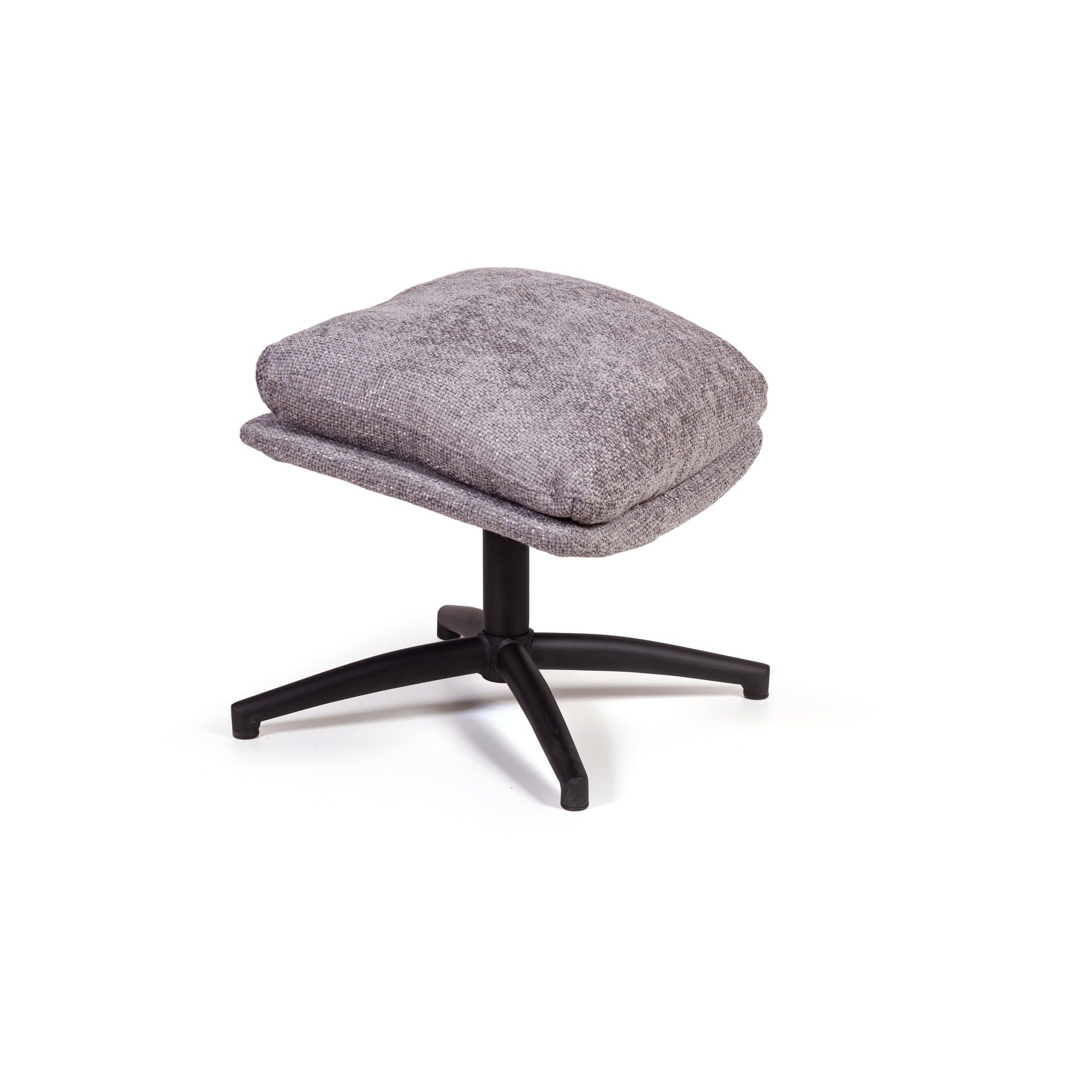 Кресло качалка с оттоманкой Магнус, серый