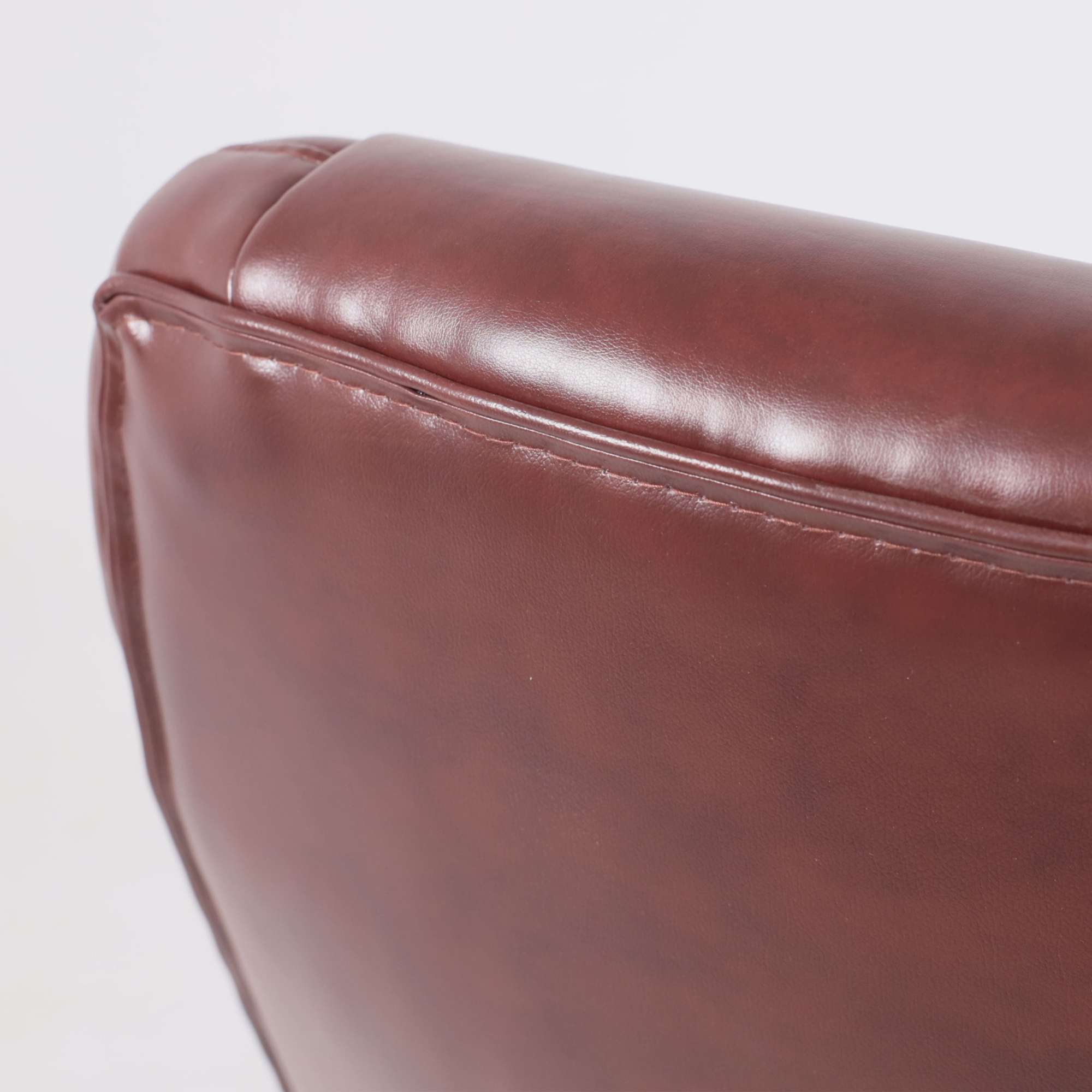 Кресло поворотное King, темно-коричневый, экокожа