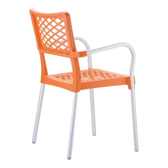 Кресло пластиковое Bella, оранжевый