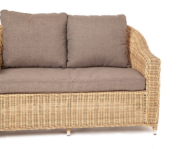 "Кон Панна" диван из искусственного ротанга двухместный