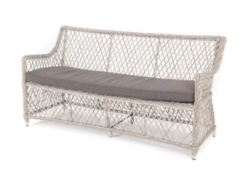 "Латте" диван двухместный из искусственного ротанга, цвет бежевыйцвет Бежевый