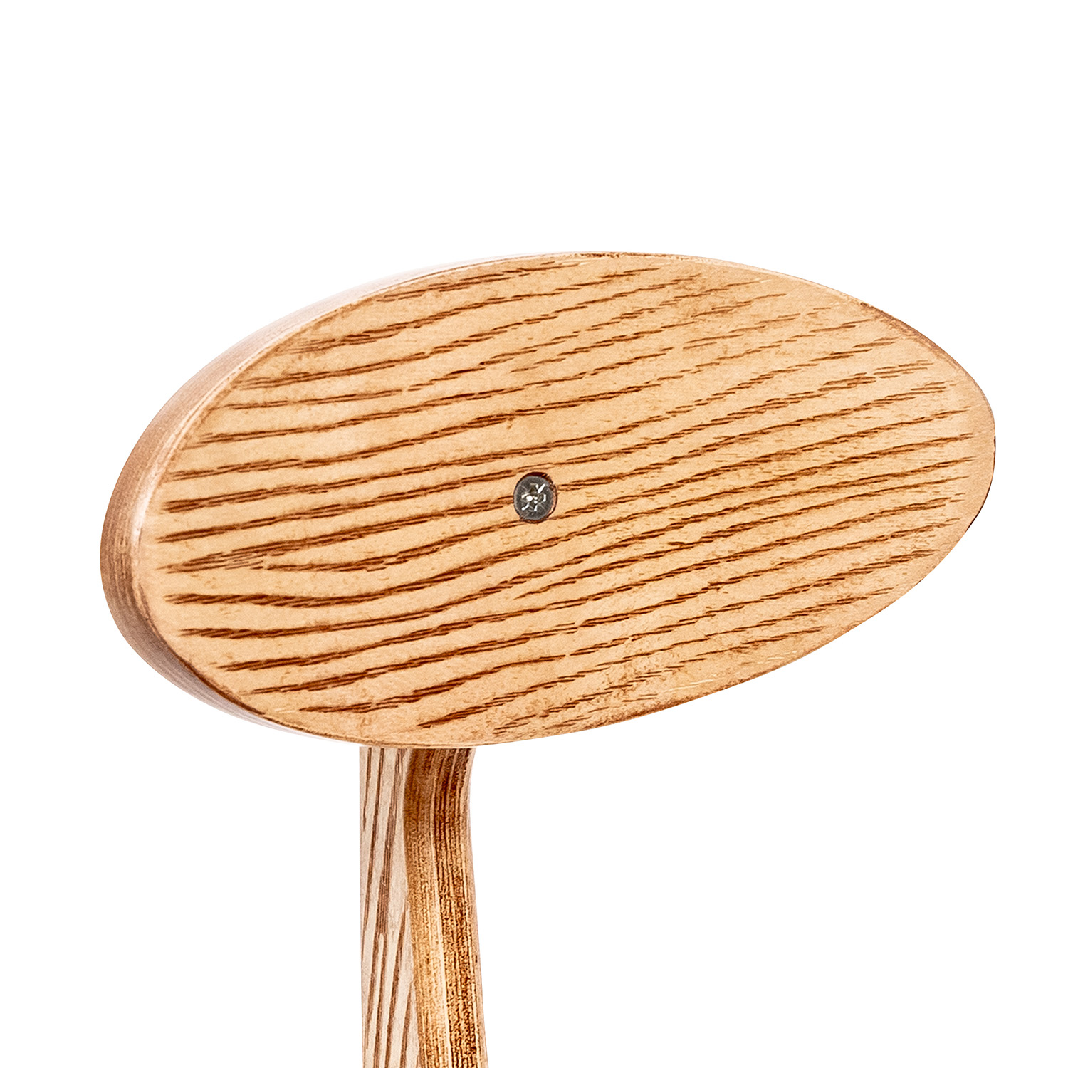 Стул барный 3 ноги прямые цвет Дуб шпон