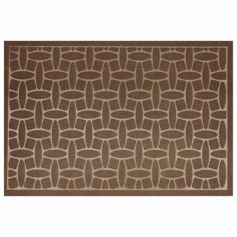 Коврик придверный 60х90 см, ВЕНГЕ, грязезащитный, 430 г/м2, фактурный рисунок АЛМАЗ, ЛЮБАША, 701056 цена 558 ₽ Коврик придверный 60х90 см, ВЕНГЕ, грязезащитный, 430 г/м2, фактурный рисунок АЛМАЗ, ЛЮБАША, 701056