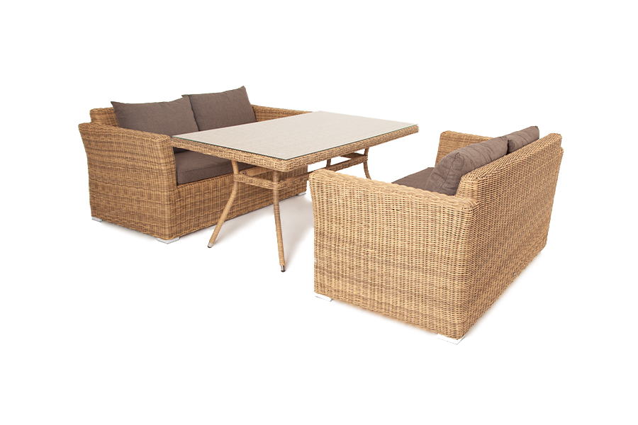 "Мокко" обеденная группа плетеная из ротанга