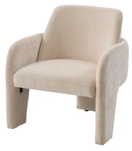 Кресло CUBE AT5139-09 Св. бежевый, ткань/каркас металл в тканевой обивке AT5139-09 ®DISAUR