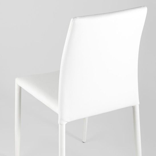 Стул ABNER экокожа белая