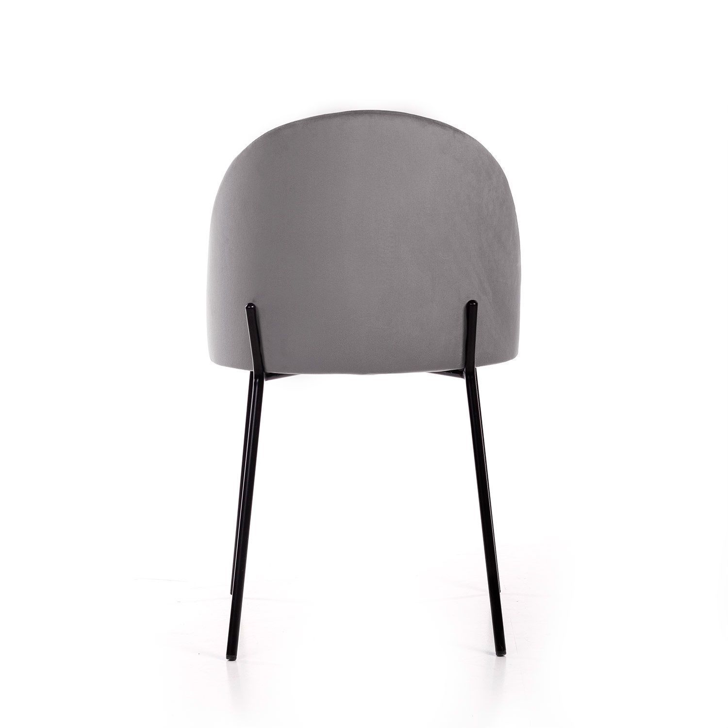 Стул Норд ромб, бархат светло-серый 26