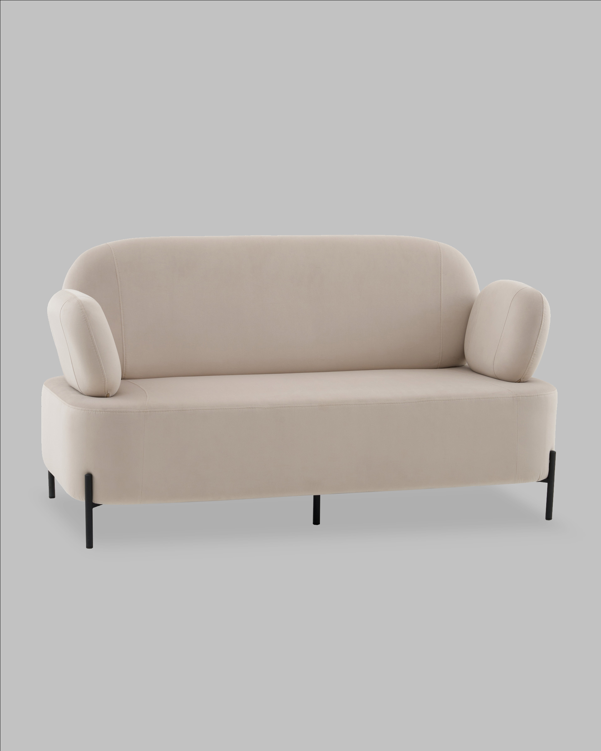 Диван Кэнди велюр бежевый