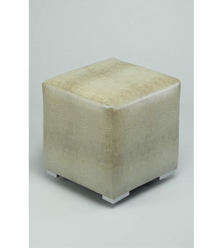 Пуфик Скай Кожа (темно-бежевый)