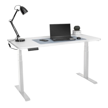 Стол с регулировкой высоты электрический LuxAlto LA-T33-2A3 белый/белый ЛДСП 160*80*2.5