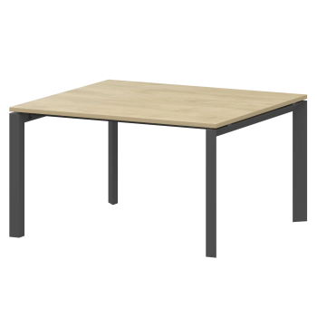 Стол переговорный на металлокаркасе Аргентум-МП НТМП.П.120.11 Баттл Рок/Антрацит